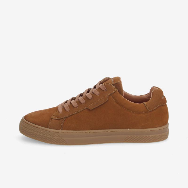 SPARKLE SNEAKER M - NUBUCK - NOISETTE